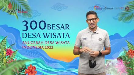 300 BESAR ANUGERAH DESA WISATA INDONESIA TAHUN 2022